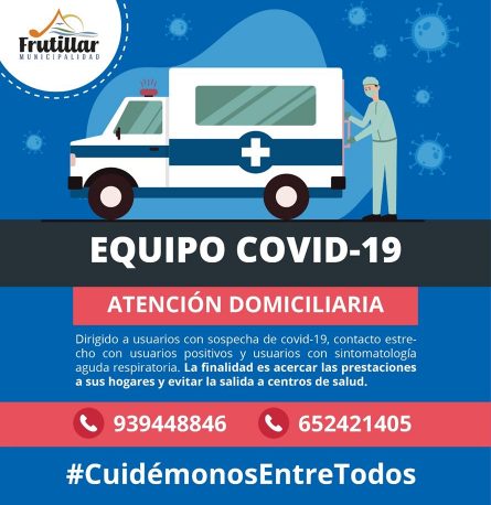 Equipo Covid 19: Atención Domiciliaria en nuestra comuna