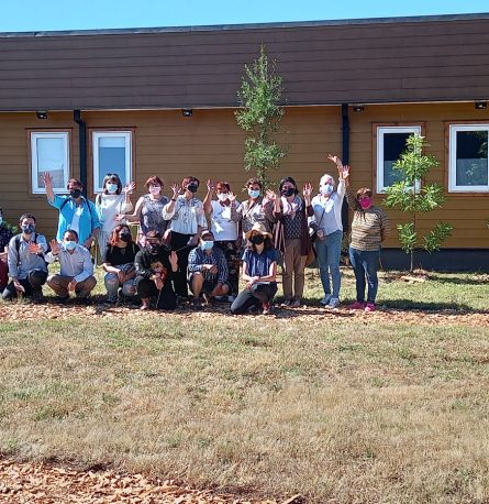 Inauguran nueva área verde en oficina por la inclusión de las personas con discapacidad